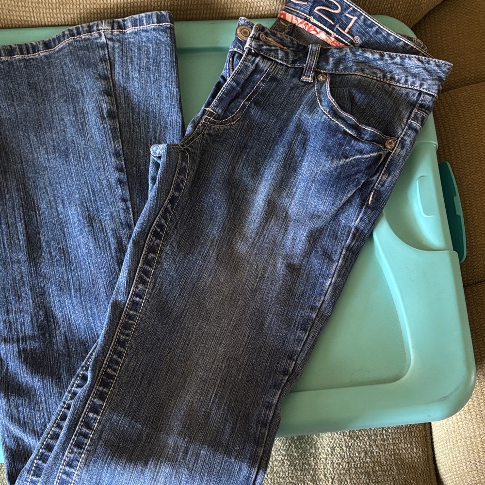 Rue21 Classic Blue Straight Leg Jeans